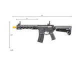 BG Defense Type-A SPR 10" Gen 3 M4 AEG Rifle, Black