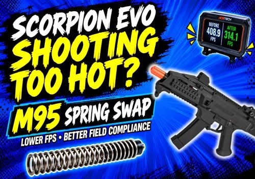 How to Lower the FPS on an ASG CZ Scorpion EVO 3 A1