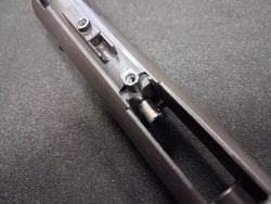 Reinserting the assembled MWS nozzle into the bolt carrier group