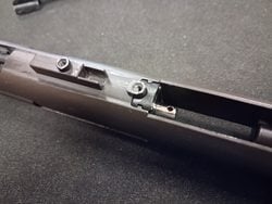 Installing the MWS nozzle spring retention lock