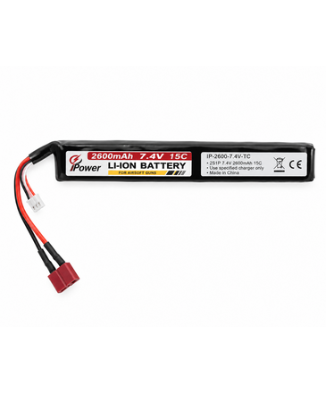 iPower iPower 7.4v 2600mAh  Stick Li-Ion LiPo Battery Deans