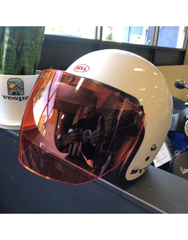 Flip-Up Helmet Shield - HI-VIS ORANGE