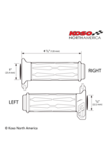 Koso Koso Apollo Heated Grips - 1 inch