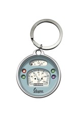 Vespa Keychain - Vespa Speedometer (Stainless)