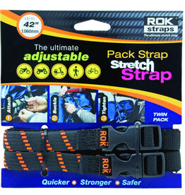 Rokstraps Rokstraps Pack Strap Black/Orange 42"