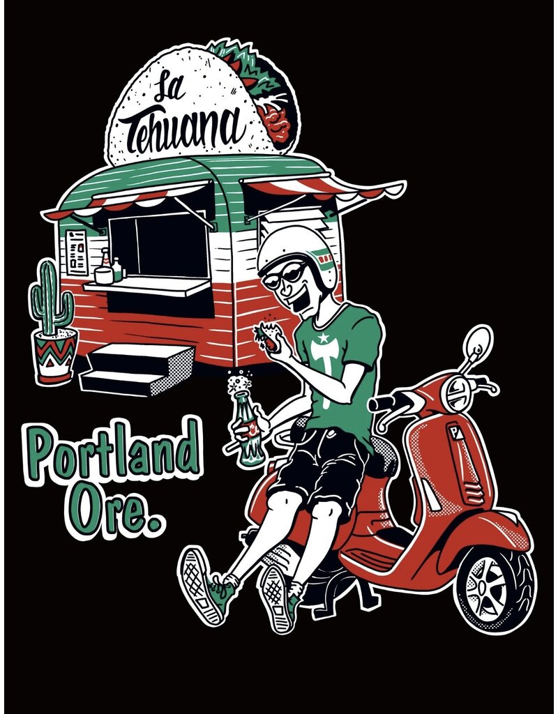Vespa Portland Vespa Portland x Tehuana Taco T-Shirt