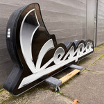 Illuminated Vespa Sign