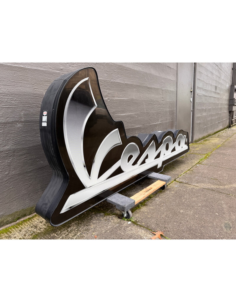 Illuminated Vespa Sign