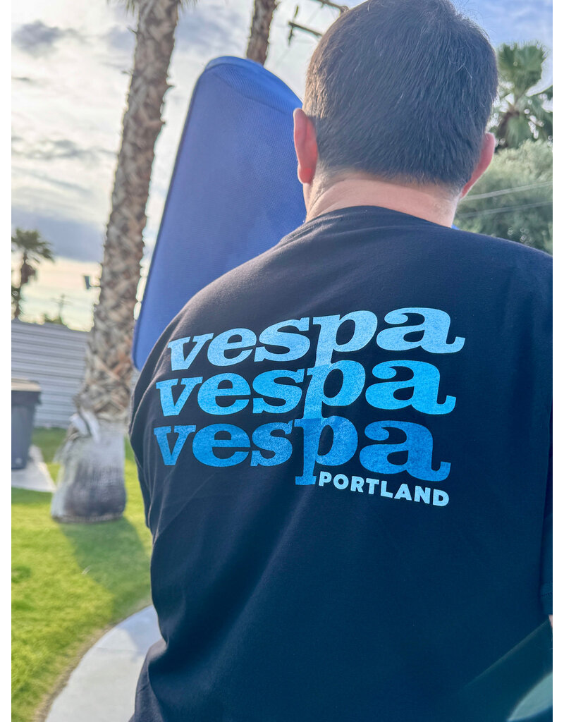Vespa Portland Vespa Portland Shirt - Poolside Blue Cascade