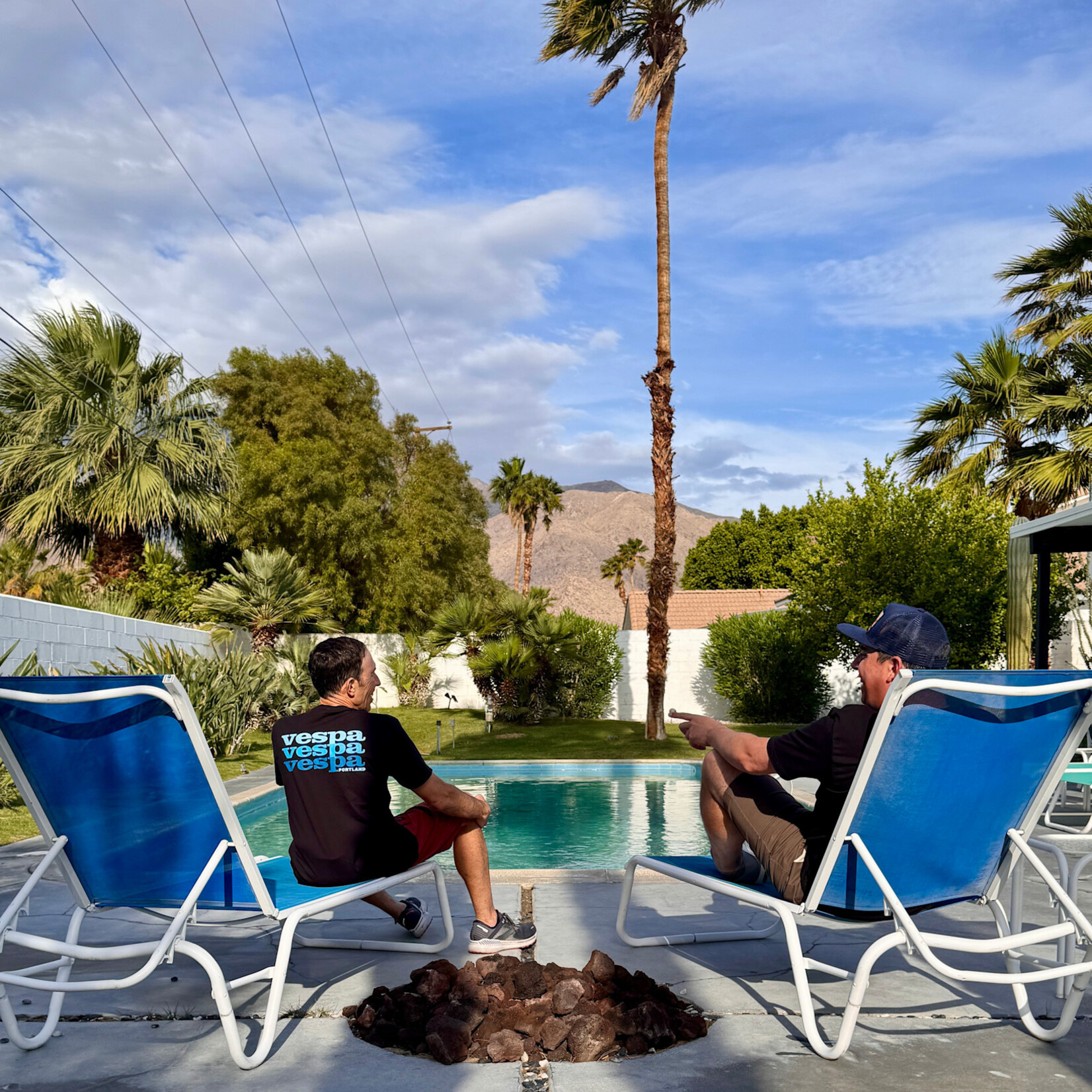 Vespa Portland Vespa Portland Shirt - Poolside Blue Cascade