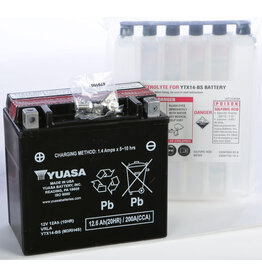 Battery - Yuasa - YTX14-BS - GTS/GTV 250, BV250/500, MP3 250, MP3 500 HPE