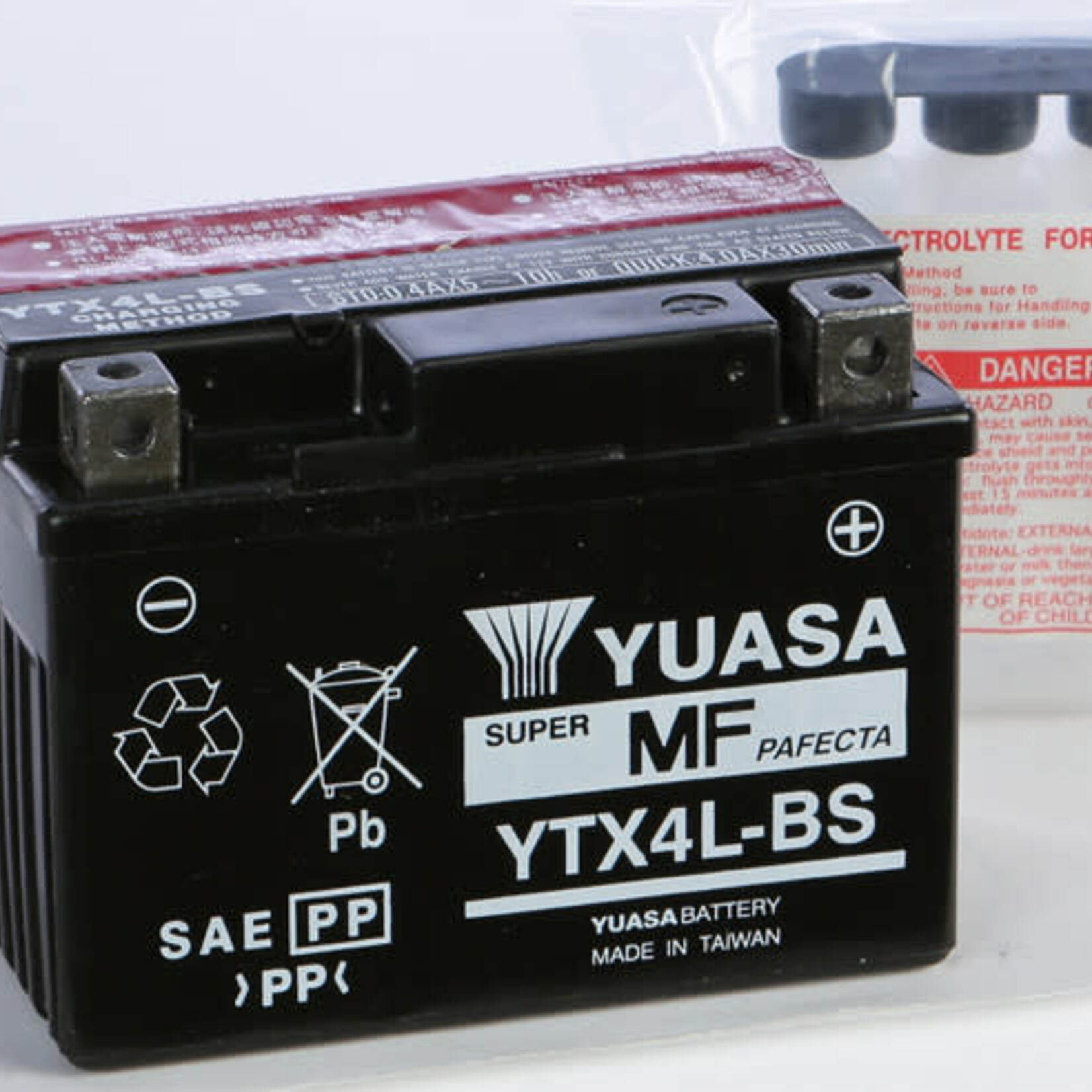 Battery - Yuasa YTX4L-BS - ET2 / Buddy 50 / Roughhouse 50