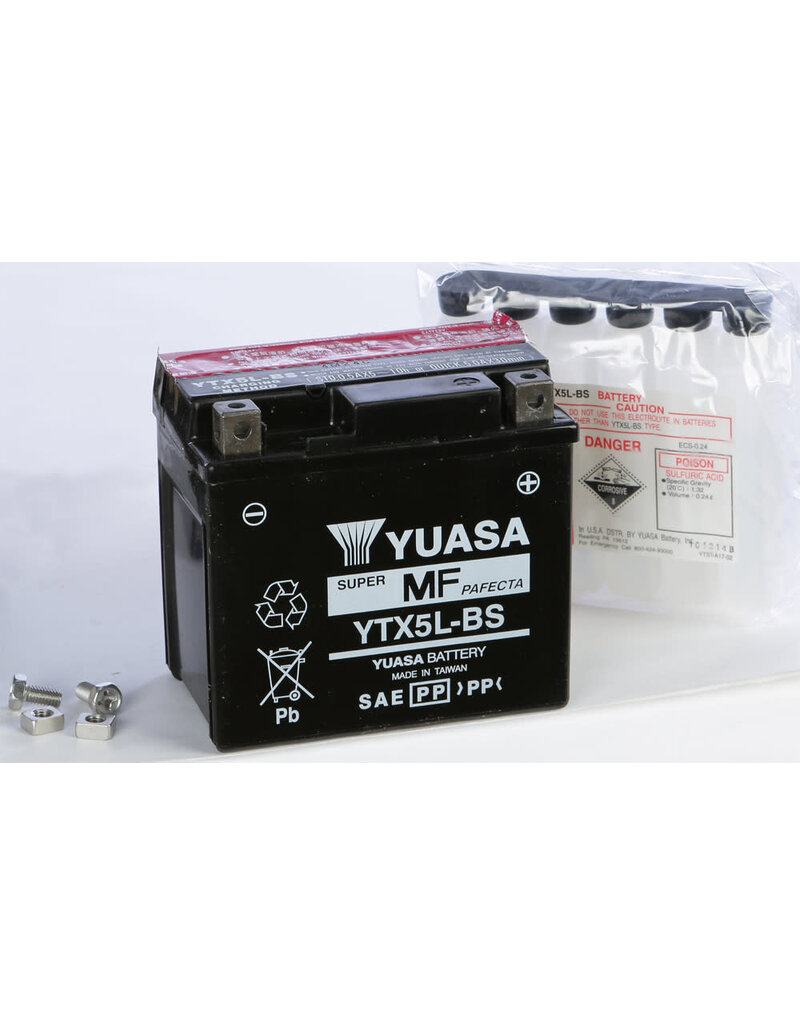 Battery - Yuasa - YTX5L-BS Vino 50 4T/People 50/ Zuma