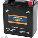FIRE POWER Factory Activated Battery - Fire Power CTX7L-BS (Equivalent to YTX7L-BS)