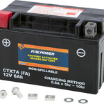 Factory Activated Battery - Fire Power CTX7A (FA Equivalent to YTX7A-BS)