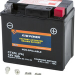 FIRE POWER Factory Activated Battery - Fire Power CTX5L-BS (FA Equivalent to YTX5L-BS)