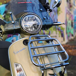 Vespa OEM Vespa Chrome Front Folding Rack — GT / GTS / GTV 2003–2019 — Part #1B001482