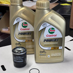 OEM Piaggio Oil Change Kit — 5w40 Oil, Oil Filter and Drain Plug O-Ring for Most Modern Vespa and Piaggio — Parts #1A022356 and  #285536