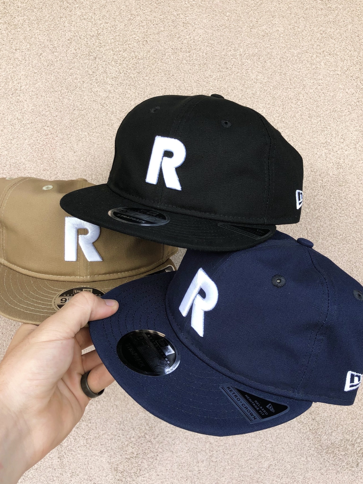 Rukus x New Era "R" caps Rukus x New Era "R" caps