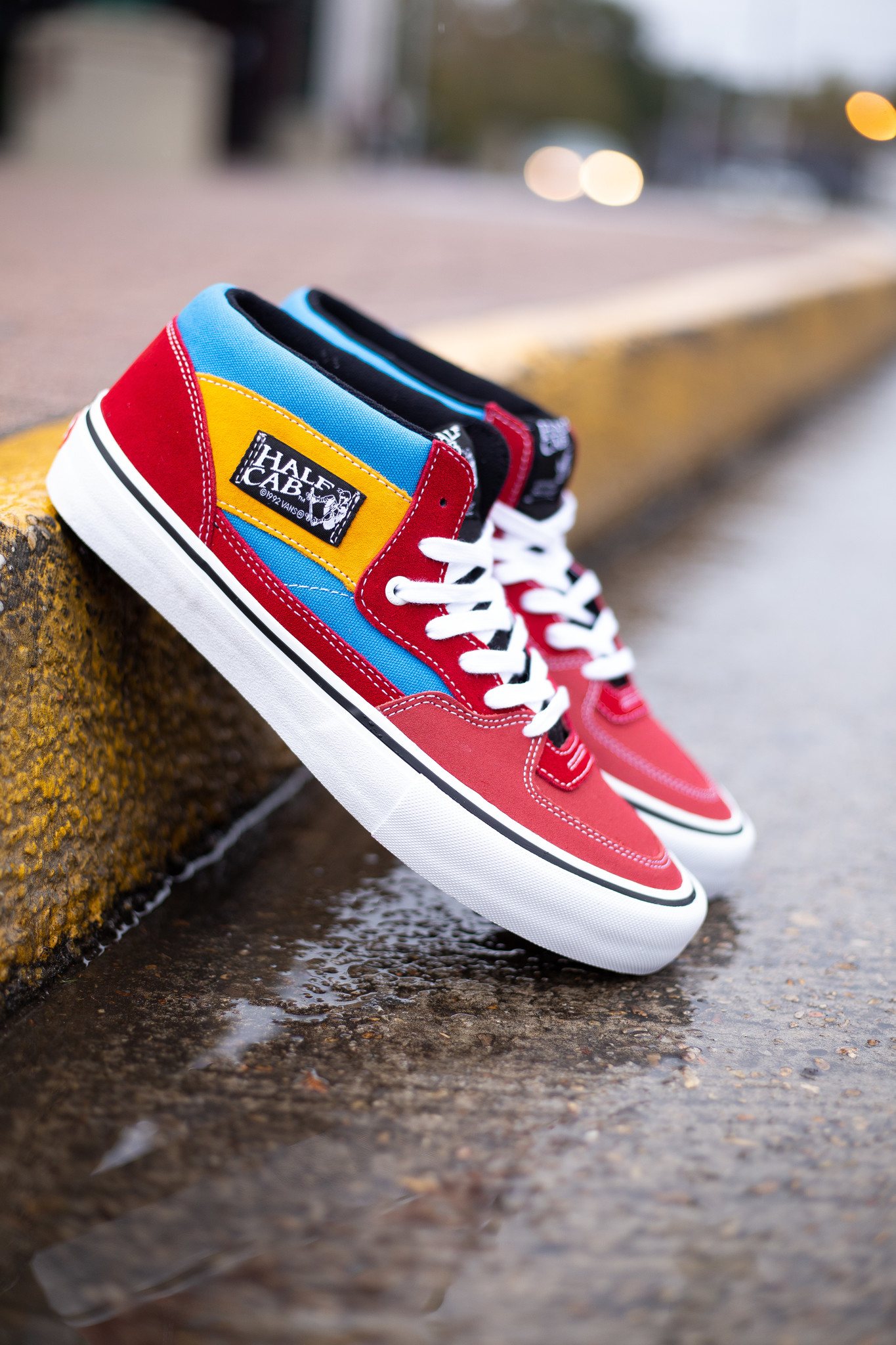 vans half cab pro knee slide