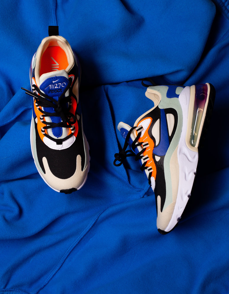 Nike Women's Air Max 270 Fossil/Hyper Blue-Black