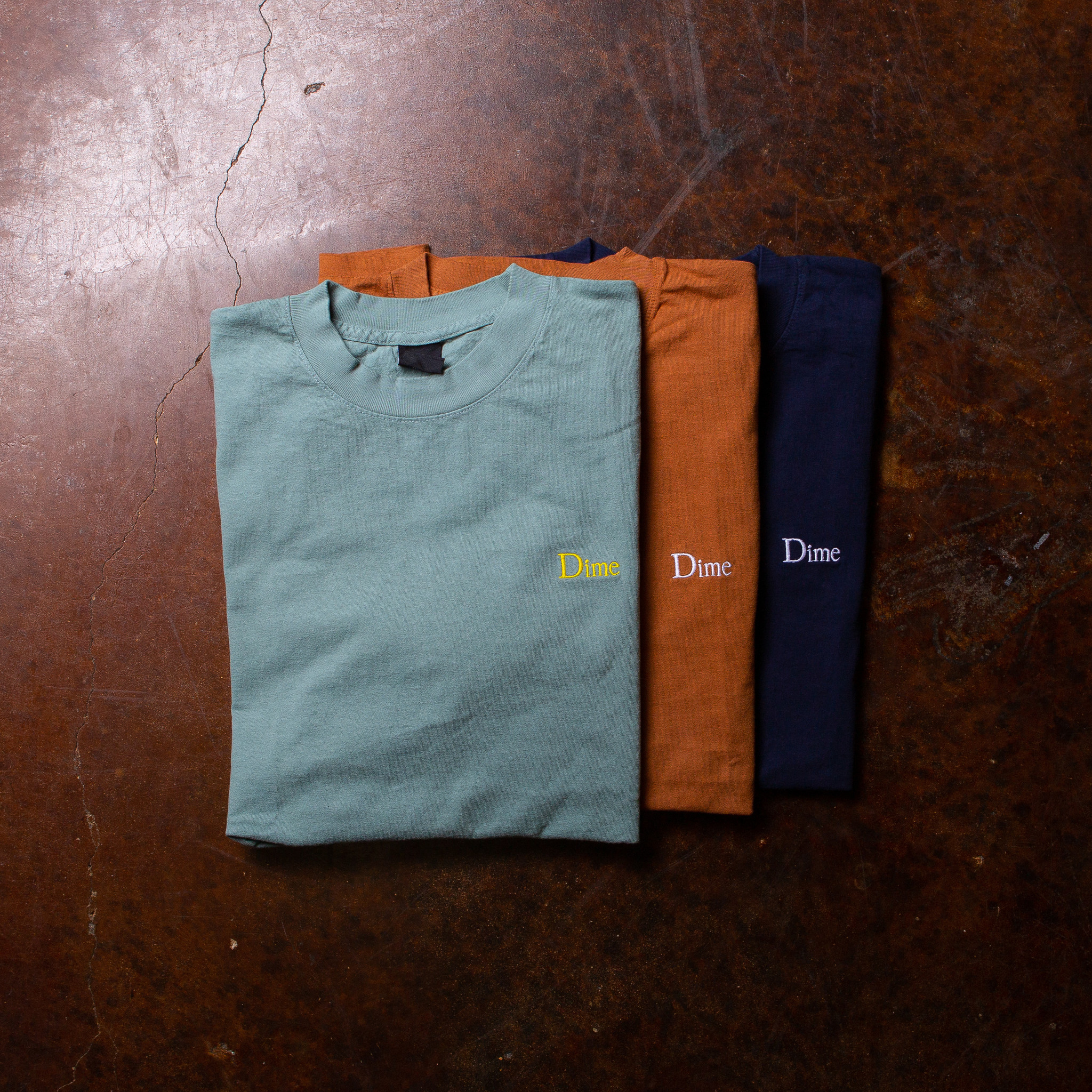 Dime Classic Logo Embroidered Tee Dime Classic Logo Embroidered Tee