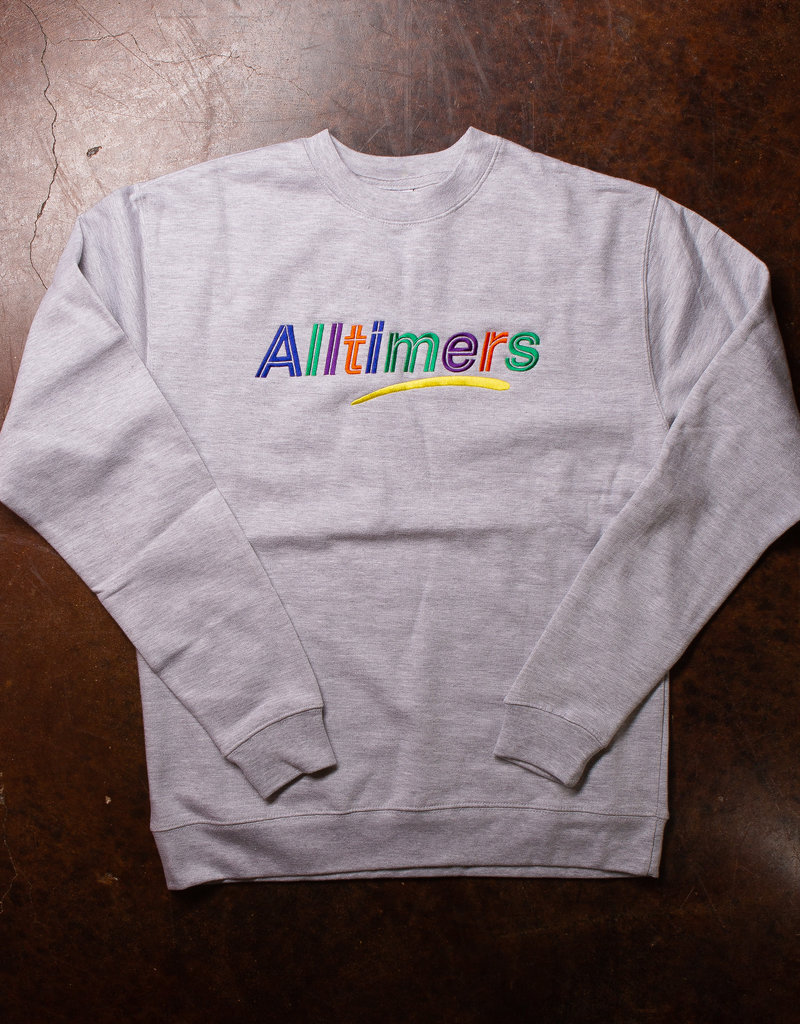 Alltimers Embroidered Estate Crewneck Heather Grey