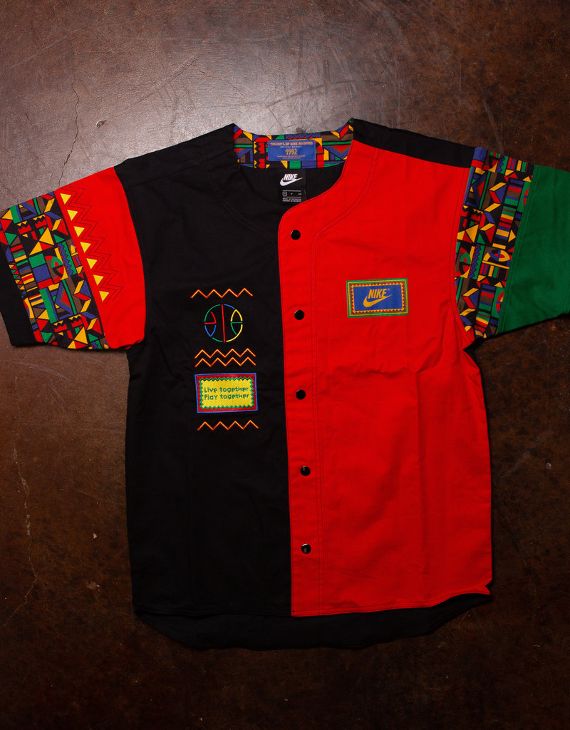 nike button up jersey