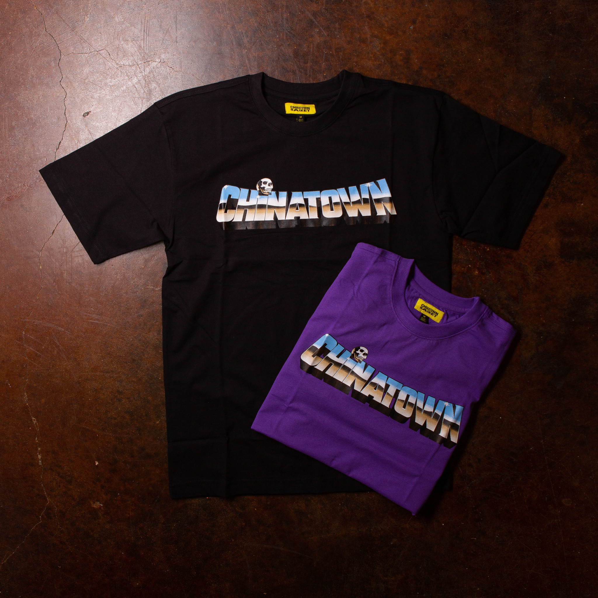 Chinatown Market Chrome Skull Tee Chinatown Market Chrome Skull Tee