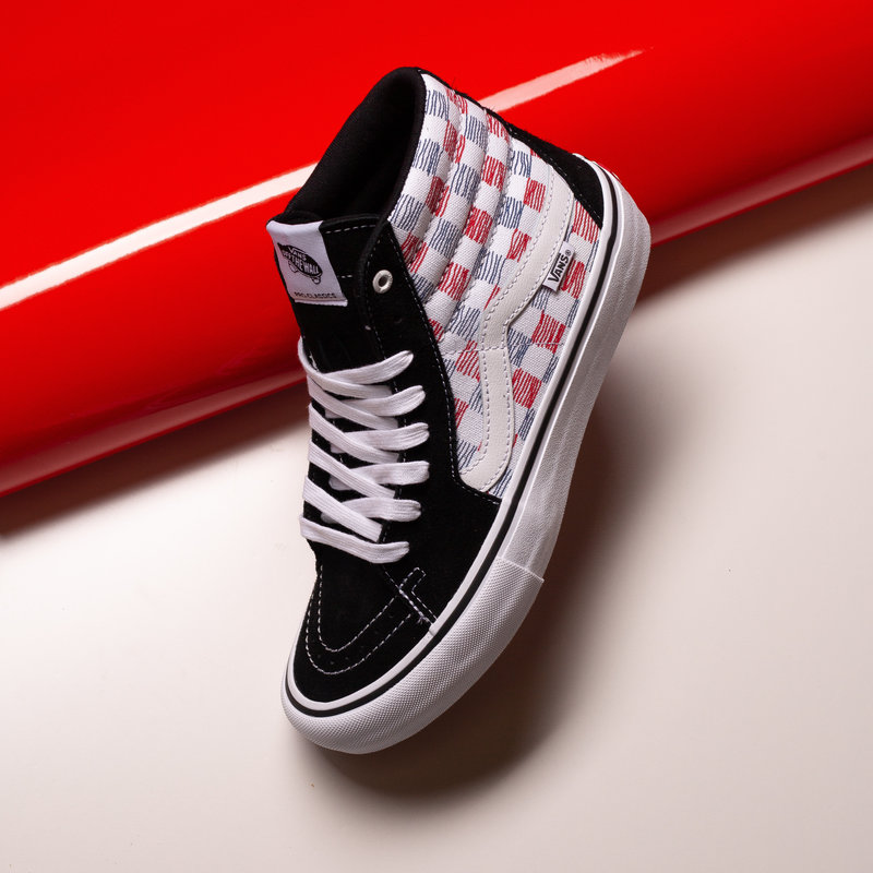 Vans Skate Sk8 Hi Pro Sketchy Checkerboard RUKUS