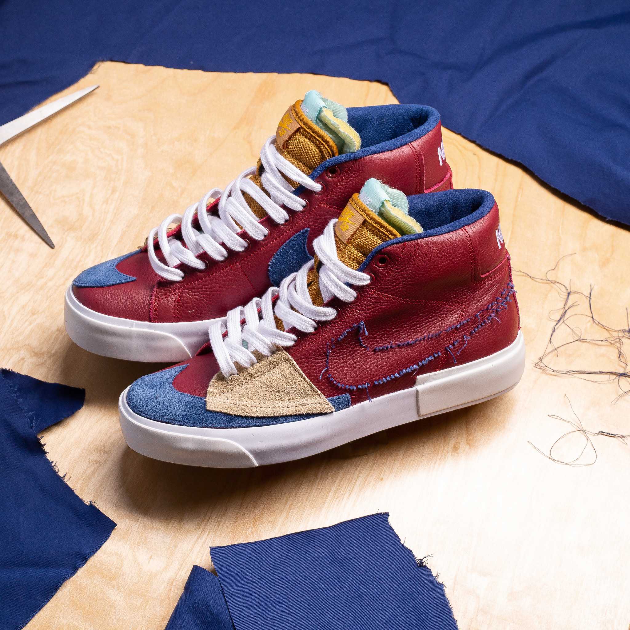 Nike SB Nike SB Blazer Mid Edge team red/navy Nike SB Nike SB Blazer Mid Edge team red/navy