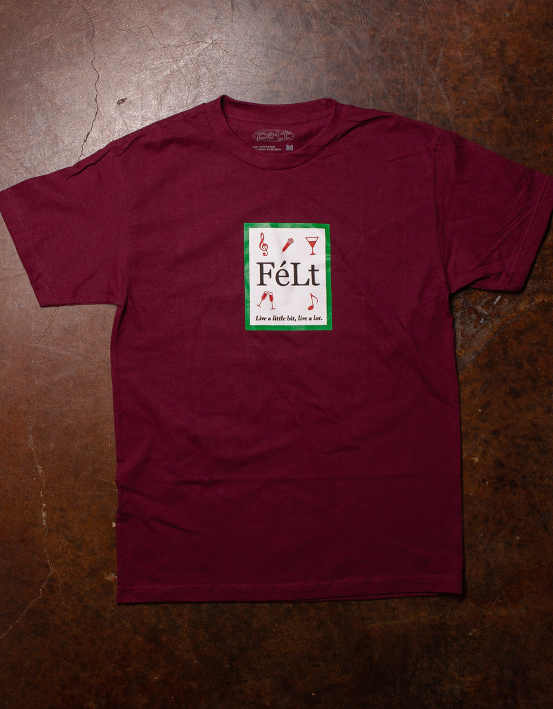 FELT Shimokitazawa Bar Tee Burgundy