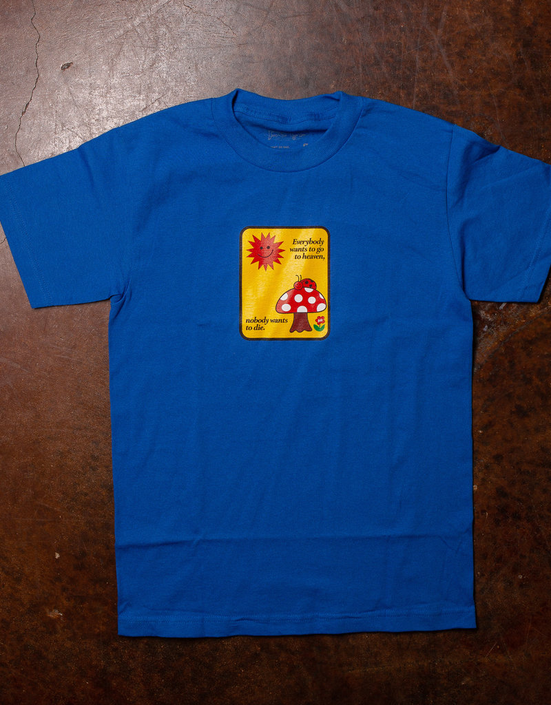 FELT Where's Heaven Anyway Tee Blue