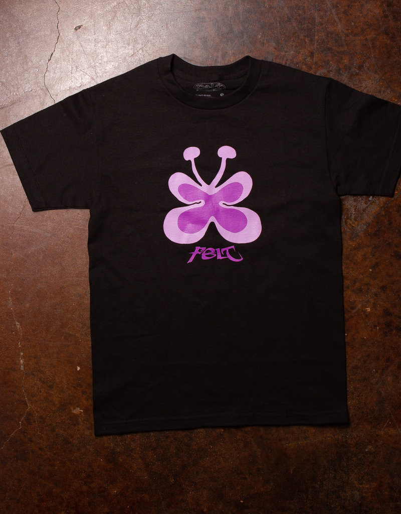 FELT Toon Butterfly Tee Black