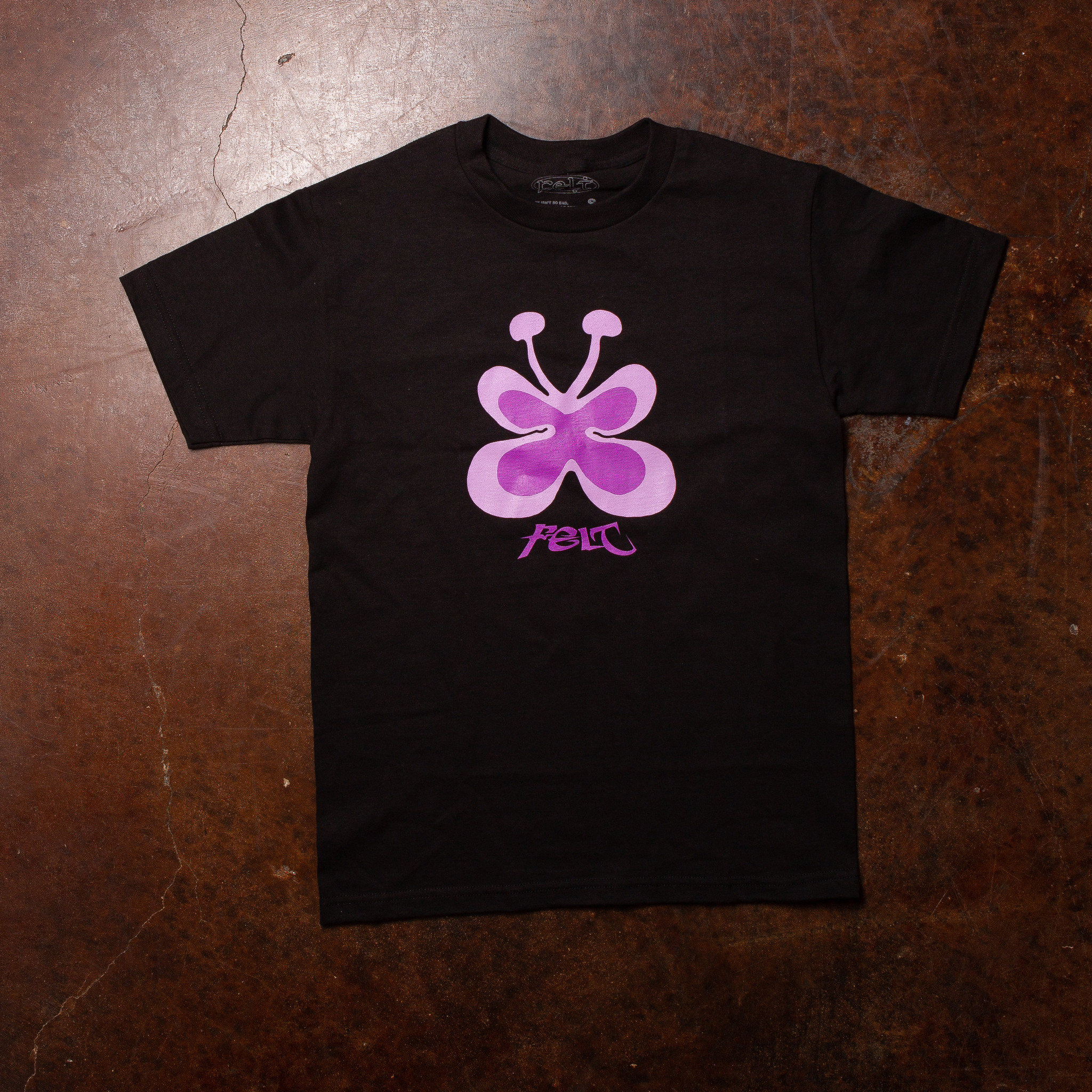 FELT Toon Butterfly Tee Black FELT Toon Butterfly Tee Black
