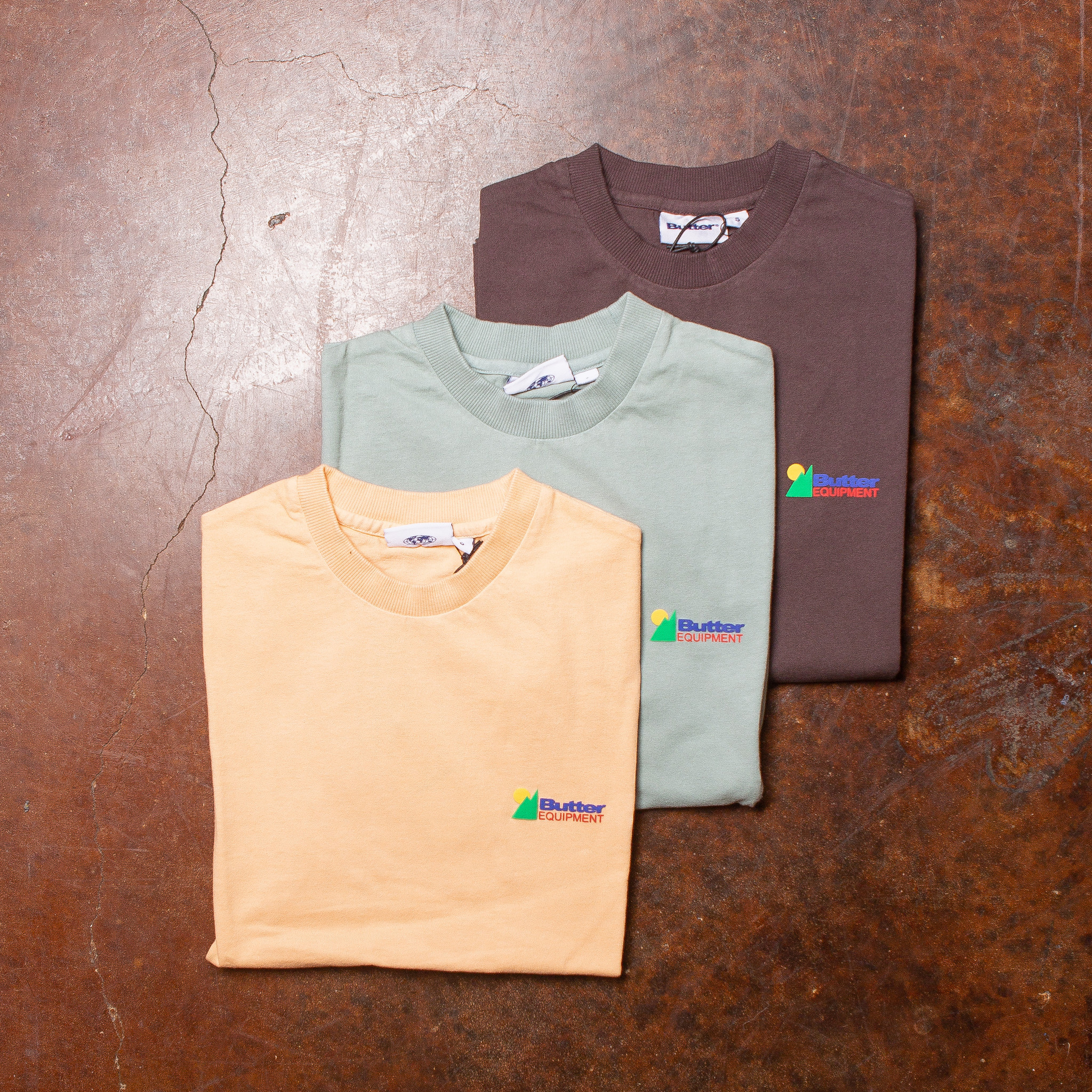 Butter Goods Equipment Pigment Dyed Tee Butter Goods Equipment Pigment Dyed Tee