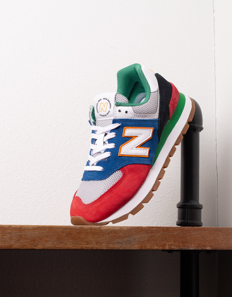 New Balance 574 Rugged red-green-blue