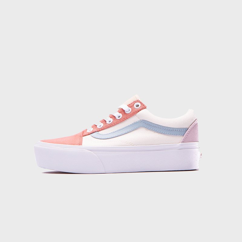 twill old skool platform vans