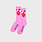 Strangelove Strangelove Heart Logo Socks Pink
