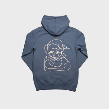 Rukus Faces Hoodie Slate Blue