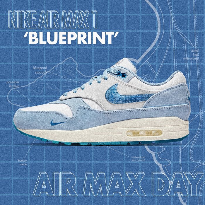 Nike Air Max 1 "Blueprint"