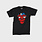 Strangelove Heart Skull T-Shirt Black
