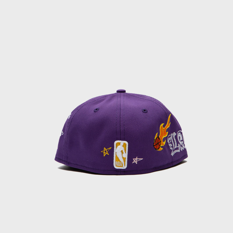 New Era New Era Los Angeles Lakers Scribble Purple