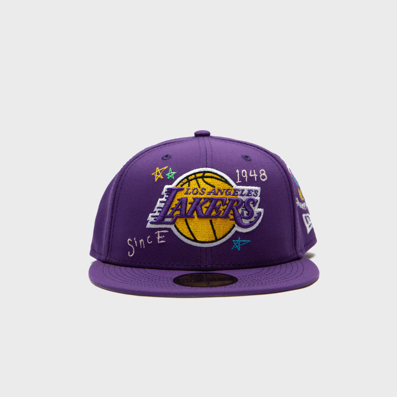 New Era New Era Los Angeles Lakers Scribble Purple