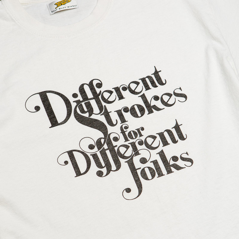 Little Africa Little Africa Different Strokes Tee White