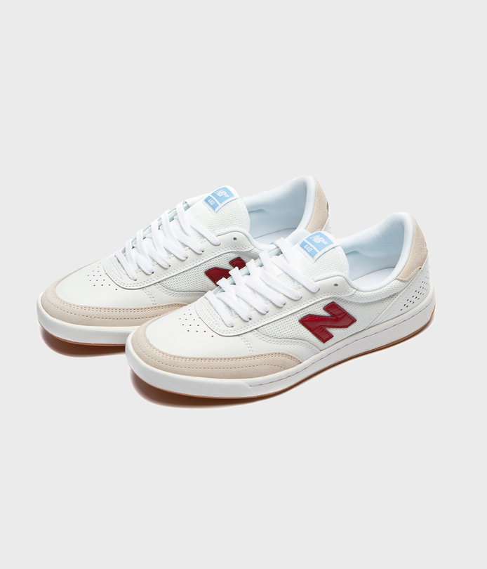 New Balance 440 Cream/White/Red - RUKUS