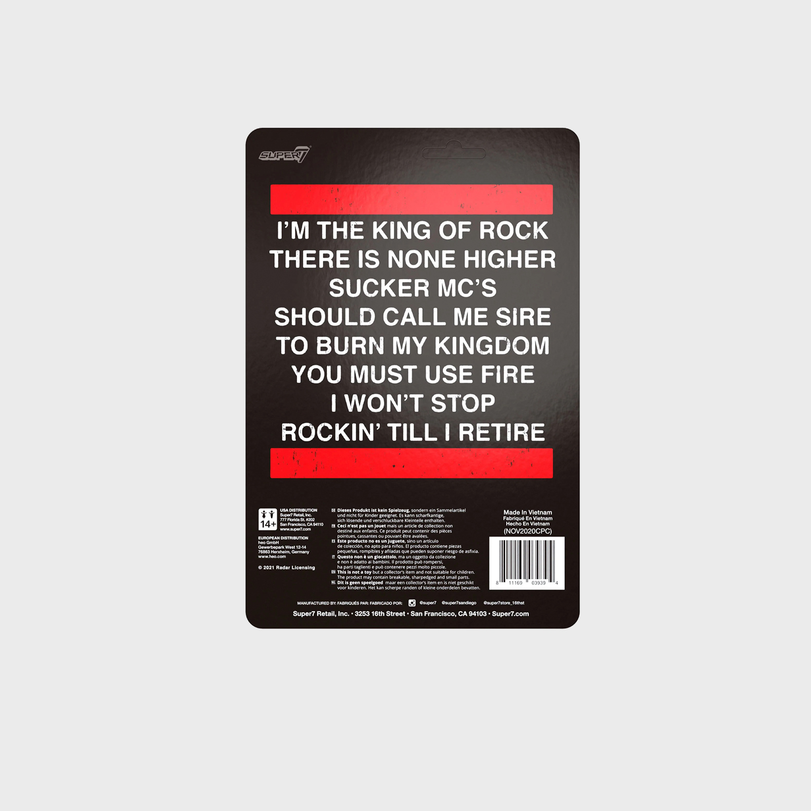 Super7 Run DMC Joseph "Run" Simmons Figure