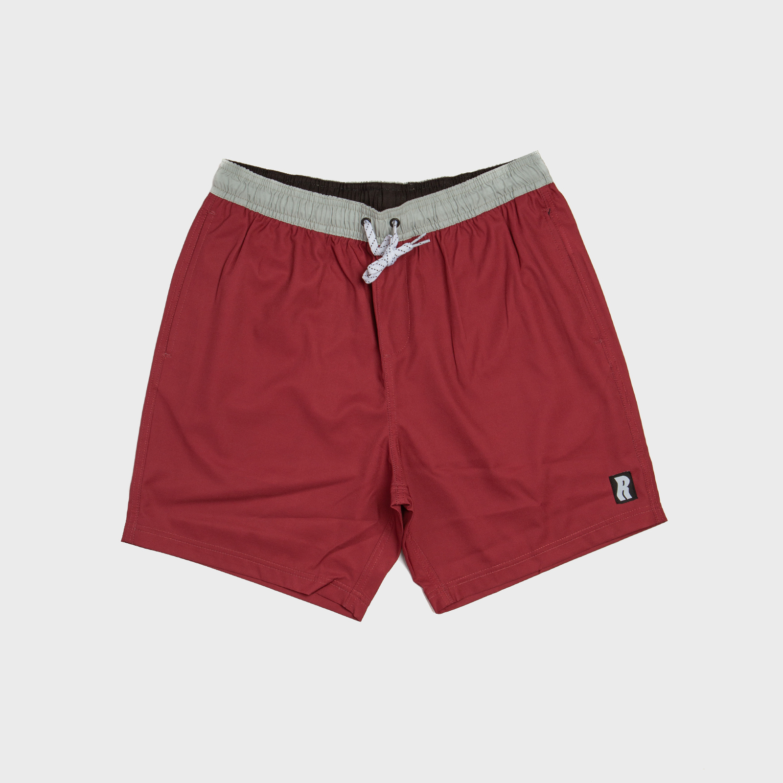 Rukus Rukus Volley Short Maroon Khaki