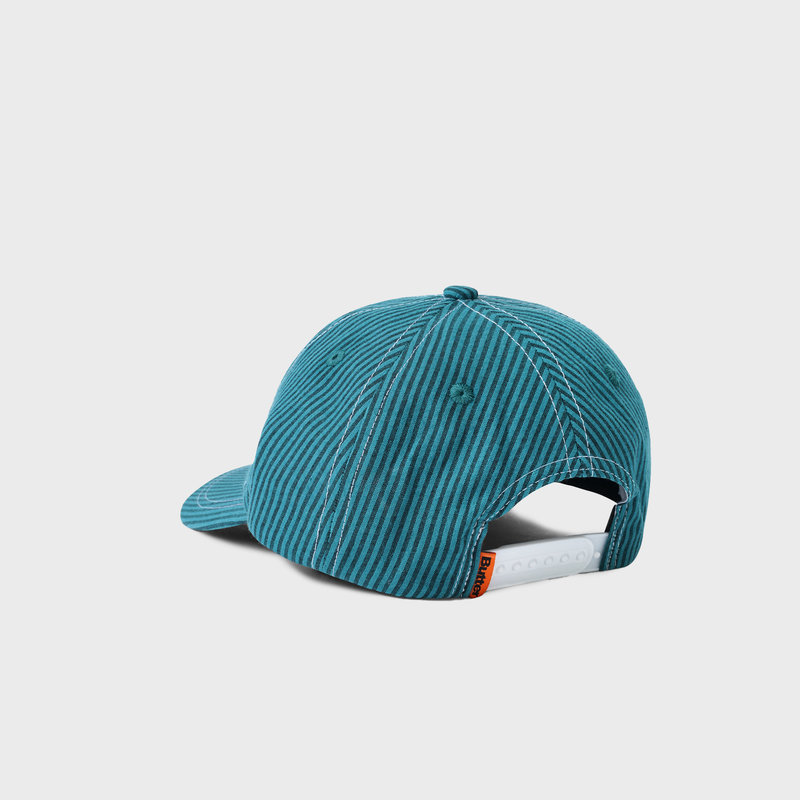 Butter Goods Butter Goods Seersucker 6 Panel Cap Dark Teal