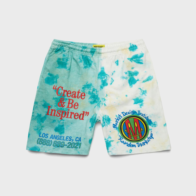 Chinatown Market Smiley Market Design Institute Tie-Dye Shorts